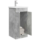 Bathroom Vanity with Sink Concrete Grey 42 x 40 x 84.5 cm 890675