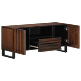 TV Cabinet Brown 100x34x46 cm Solid Wood Mango 377506