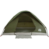 ZNTS Camping Tent Dome 2-Person Olive Green Waterproof 4009639