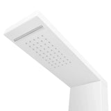 ZNTS Shower Panel System Aluminium Matte White 142372
