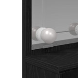 Dressing Table Black Oak 86.5 x 35 x 136 cm Engineered Wood 862108