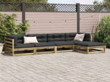 5 Piece Garden Sofa Set Impregnated Wood Pine 3299388