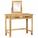 Dressing Table Brown 100 x 40 x 120 cm Solid Mango Wood 374096