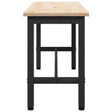 Dining Bench Natural 100 x 32.5 x 49 cm Solid pine wood 873786