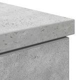 Desk with Drawer Concrete grey 140 x 49 x 76 cm Engineered wood 3328510