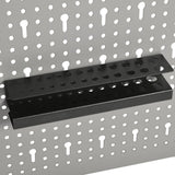 Wall-mounted Peg Boards 4 pcs 40x58 cm Steel 145352