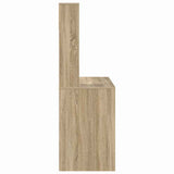 Desk with Shelf Sonoma Oak 91 x 50 x 149 cm Engineered Wood 869260