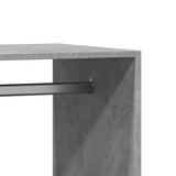 Wardrobe Concrete Grey 77x48x102 cm Engineered Wood 840810