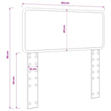 Headboard White Engineered wood 888572