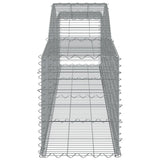 Arched Gabion Baskets 25 pcs 400x50x60/80 cm Galvanised Iron 3146981