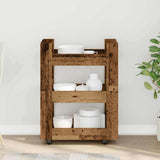 Kitchen Trolley Oak Wood 60 x 45 x 80 cm Engineered Wood 862117