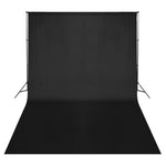 ZNTS Backdrop Cotton Black 500x300 cm 190006