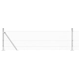 Welded Wire Fence with Concrete Base 25 x 0.4 m 3352301