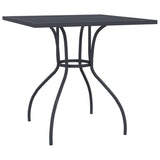 Garden Dining Set Anthracite Metal Mesh Medium Foldable 3211817