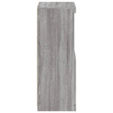 Sideboard with LED Lights Grey Sonoma 41x37x100 cm 836649