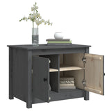 Coffee Table Grey 71x49x55 cm Solid Wood Pine 820928