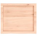ZNTS Wall Shelf 60x50x cm Untreated Solid Wood Oak 363532