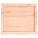 Wall Shelf 60x50x cm Untreated Solid Wood Oak 363531