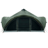 Tipi Tent with Roof Army green 18-Person Polyester and Steel 42028622