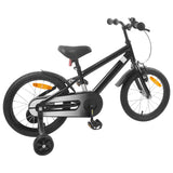 Kids Bike 16 Inches for 4-6 Years Old Black 42009345