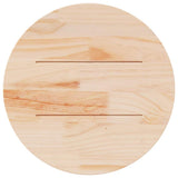 Table Top Round White 70x3 cm Solid Wood Pine 833668