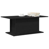 Coffee Table Black Oak 102 x 55.5 x 40 cm Engineered Wood 862716