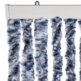 Fly Curtain Blue and White 100x230 cm Chenille 377372