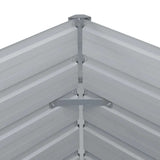 Raised Garden Bed 160x80x77 cm Galvanised Steel Green 47010