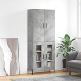 Highboard Concrete Grey 69,5x34x180 cm Engineered Wood 3195743