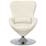 Egg Chair Cream 63 x 73 x 90 cm Velvet 42002733