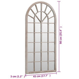 Mirror Sand 90x45 cm Iron for Indoor Use 3093517