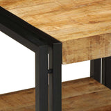 Coffee Table Brown 40 x 40 x 38 cm Solid Mango Wood 4102724