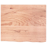 Basin Shelf Wall Mounted Steel and Solid Wood Oak 3302605