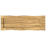 Live Edge Table Top 120 x 40 x 3.5 cm Rectangular White 938580