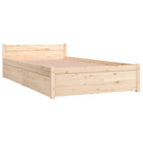 3103488 Bed Frame without Mattress with Drawers 100x200 cm