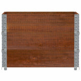 Garden Planter Brown 80x60 cm Solid Wood Pine 3295422
