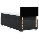 Box Spring Bed with Mattress Black 90x190 cm Faux Leather 3286100