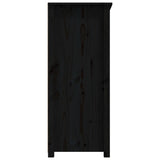 Sideboard Black 83x41.5x100 cm Solid Wood Pine 821516