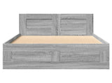 Bed Frame with Headboard Grey Sonoma 80 x 200 cm 3429681