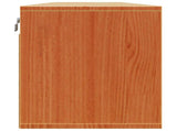Wall Cabinet 2 pcs Wax Brown 80 x 30 x 35 cm Solid Pine Wood 869856