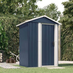 ZNTS Garden Shed Anthracite 126x97.5x177 cm Galvanised Steel 316235