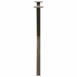 Dining Table Legs X-Shaped 2 pcs Natural Steel 70x cm Steel 4012919