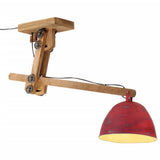 Ceiling Lamp 25 W Distressed Red 105x30x65-108cm E27 371927