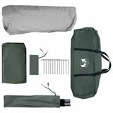 Instant Tent Army Green 365 x 280 x 200 cm Polyester and Steel 42028706