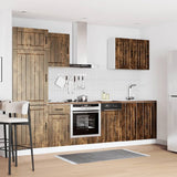 7 Piece Kitchen Cabinet Set Lucca Smoked Oak Engineered Wood 3314776