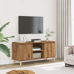 ZNTS TV Cabinet Artisan Oak 102x35x50 cm Engineered Wood 856429