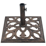 Umbrella Base Bronze 12 kg 49 cm Cast Iron 47868