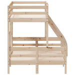 Bunk Bed without Mattress 80x200/120x200 cm Solid Wood 3207161