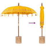 Balinese Parasol Yellow 215 x 215 x 260 cm 3356902