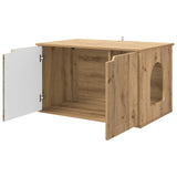 Cat House Artisian Oak 85 x 55 x 50.5 cm Engineered Wood 8000724